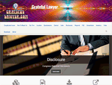 Tablet Screenshot of gratefullawyer.com